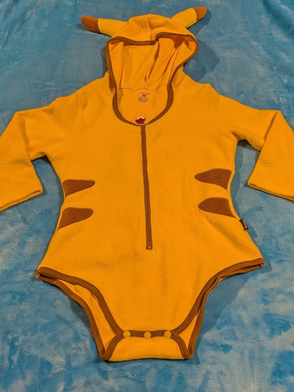 LittleForBig Pikachu Inspired Adult Onesie Costume, Kawaii Kigurumi, Pokémon